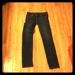 American eagle denim stretchy straight leg jeans